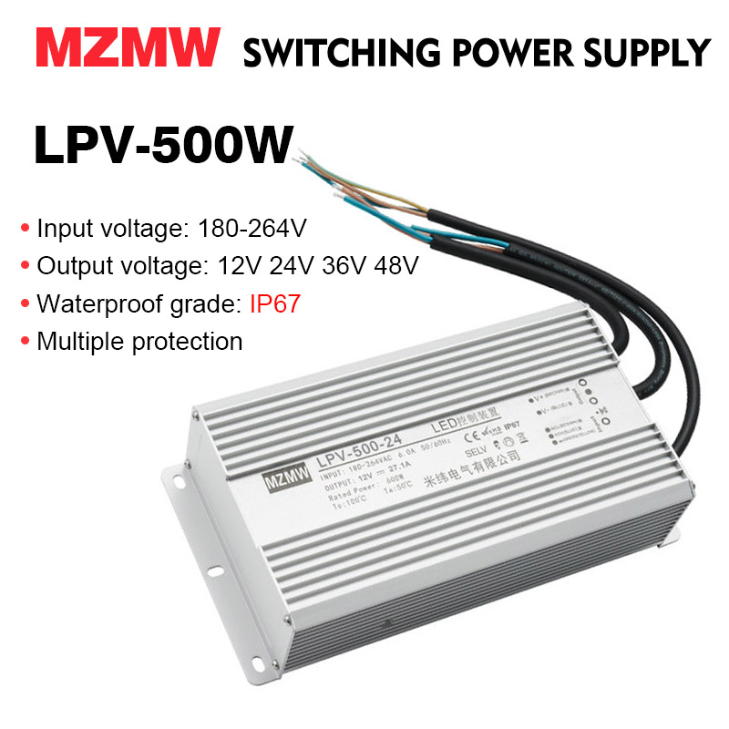 Outdoor Lighting Transformer Box - MZMW IP67 กันน้ํา Switching Power Supply