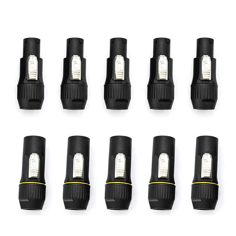 Outdoor Lighting Connectors - 10 ชิ้น ขั้วต่อไฟฟ้ากันน้ำ Powercon True Power