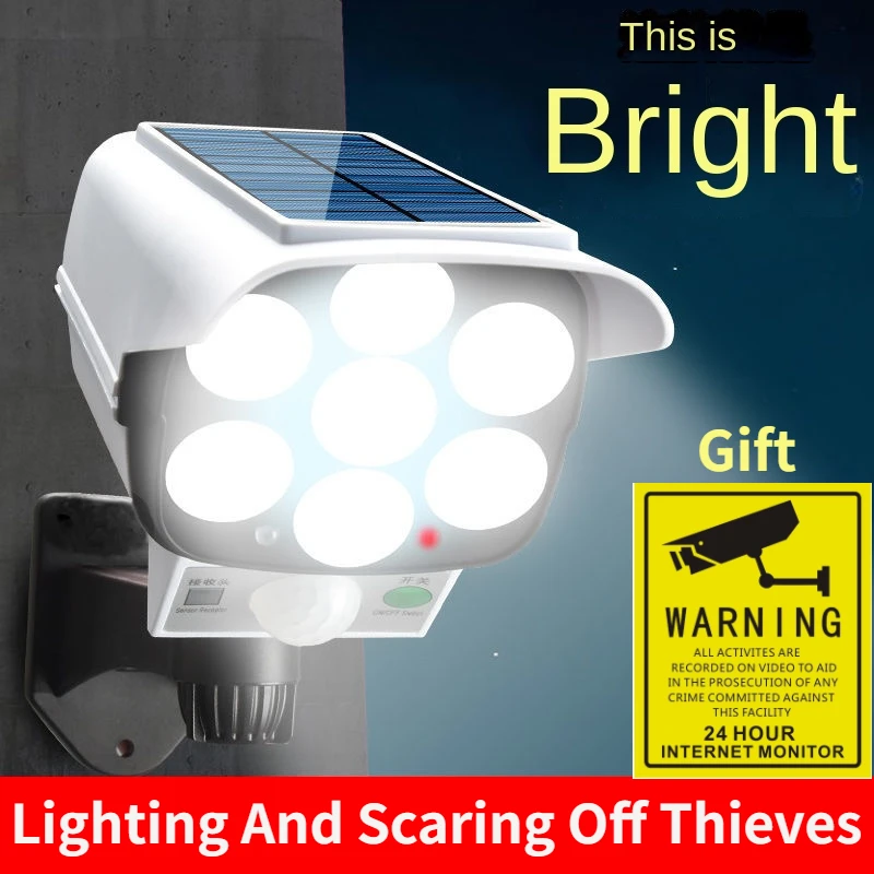 Outdoor Lighting For Gazebo - กลางแจ้งพลังงานแสงอาทิตย์ Light Motion Sensor กล้อง Dummy