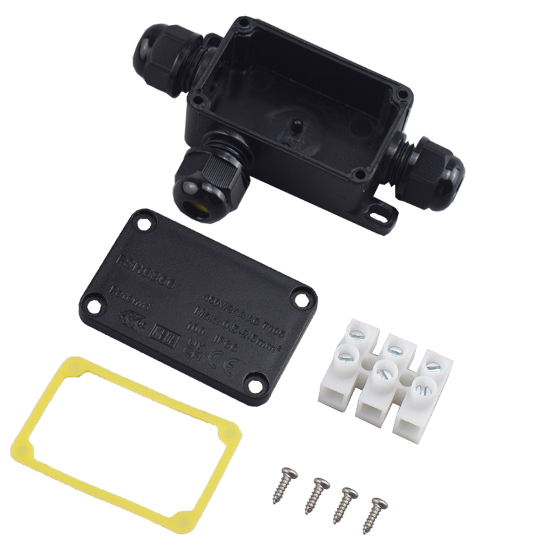 Outdoor Lighting Connectors - กล่องต่อสายไฟฟ้ากันน้ำกลางแจ้ง 3 ทาง มาตรฐาน IP66 พร้อมขั้วต่อ