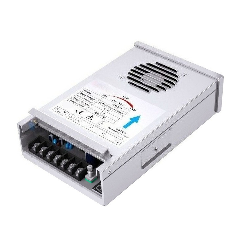 Outdoor Lighting Transformer Box - แหล่งจ่ายไฟ LED ปรับแรงดันได้ 12V 24V กันน้ำ