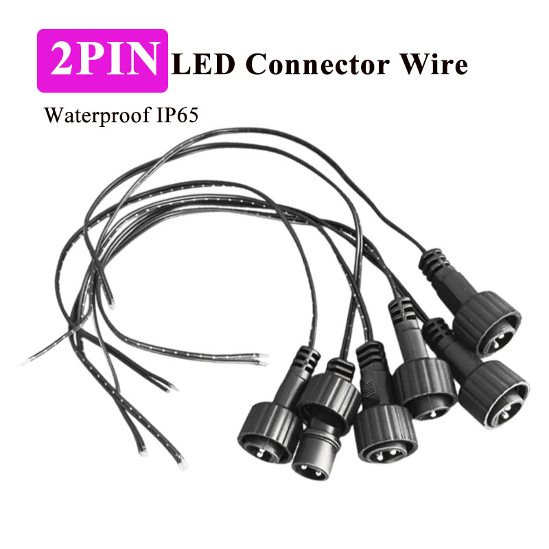 Outdoor Lighting Connectors - ขั้วต่อ LED แบบ 2 พิน สำหรับใช้งานกลางแจ้ง