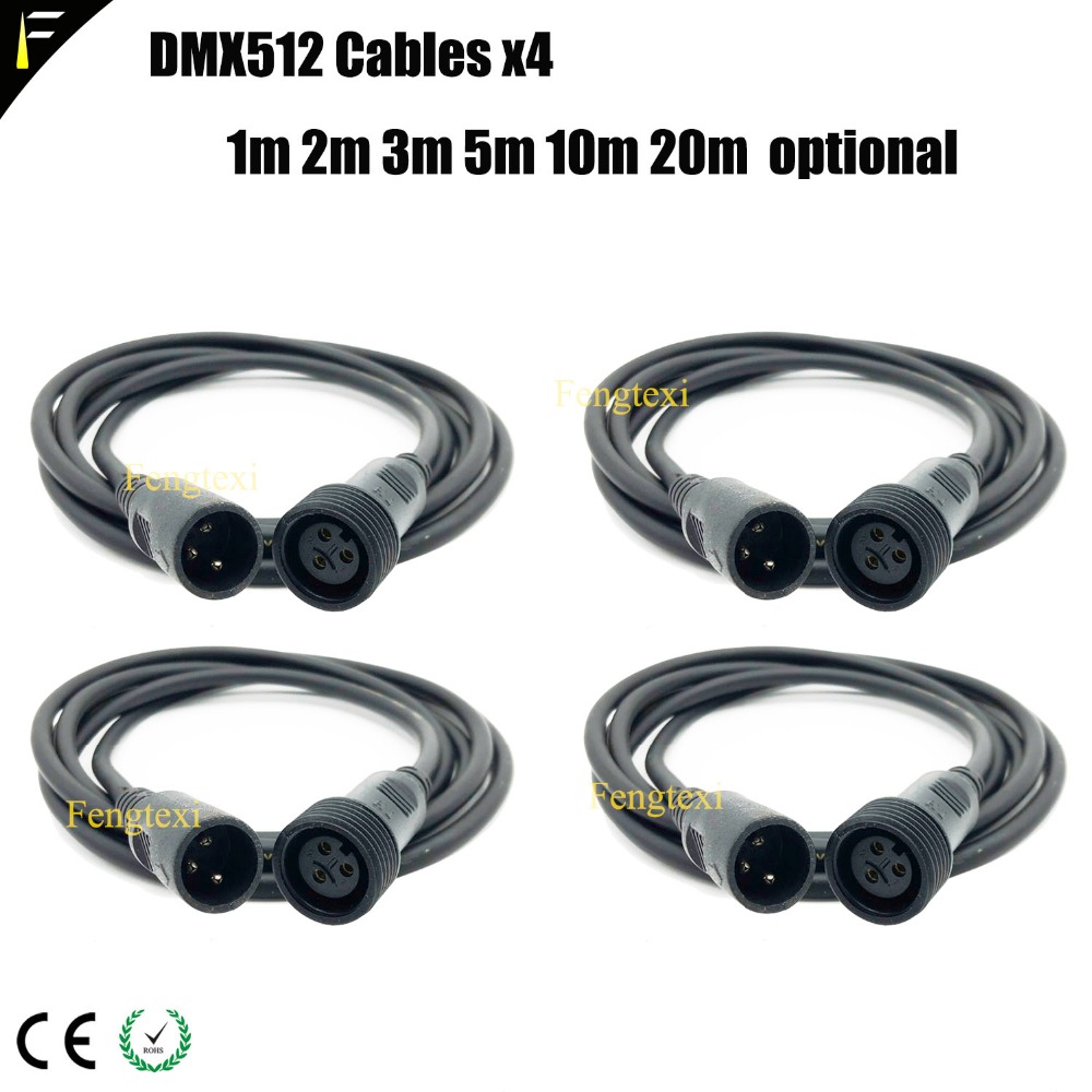Outdoor Lighting Cable Uk - 4xLOT กลางแจ้ง DMX สาย IP65 STAGE