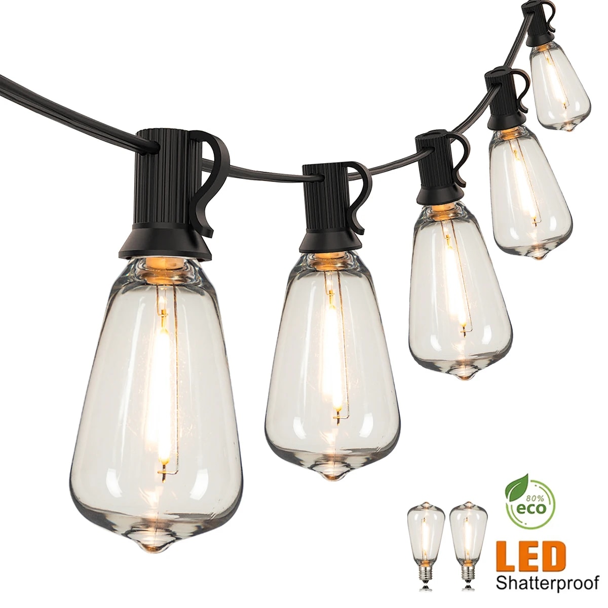 Outdoor Lighting Connectors - ไฟประดับสายยาว 110V ปลั๊กแบบ US รุ่น ST38