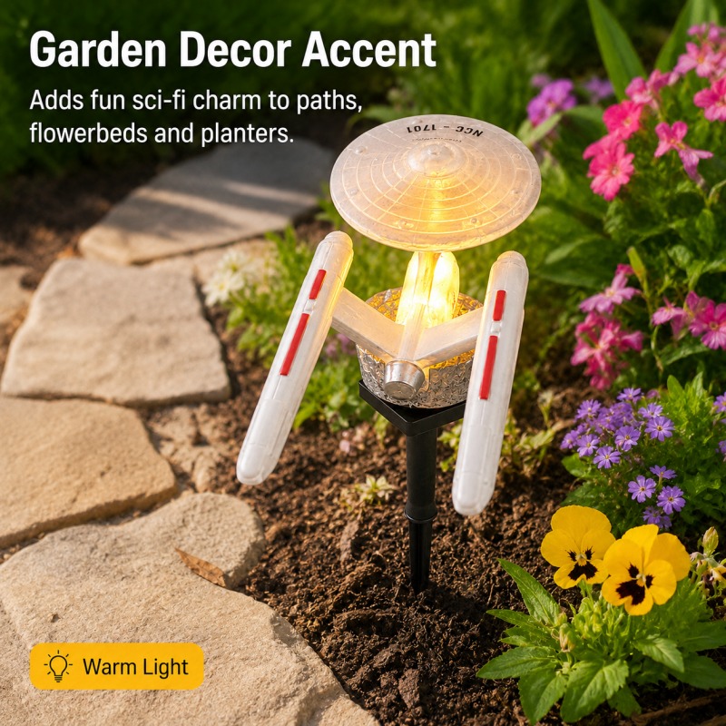 ไฟประดับสวนรูปยานอวกาศ Star Tr - Outdoor Lighting For Gazebo บทวิจารณ์และราคา