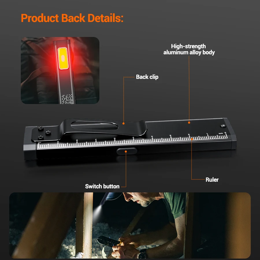 ไฟฉาย LED แบบชาร์จไฟแบบพกพาขนา - Outdoor Lighting Construction บทวิจารณ์และราคา