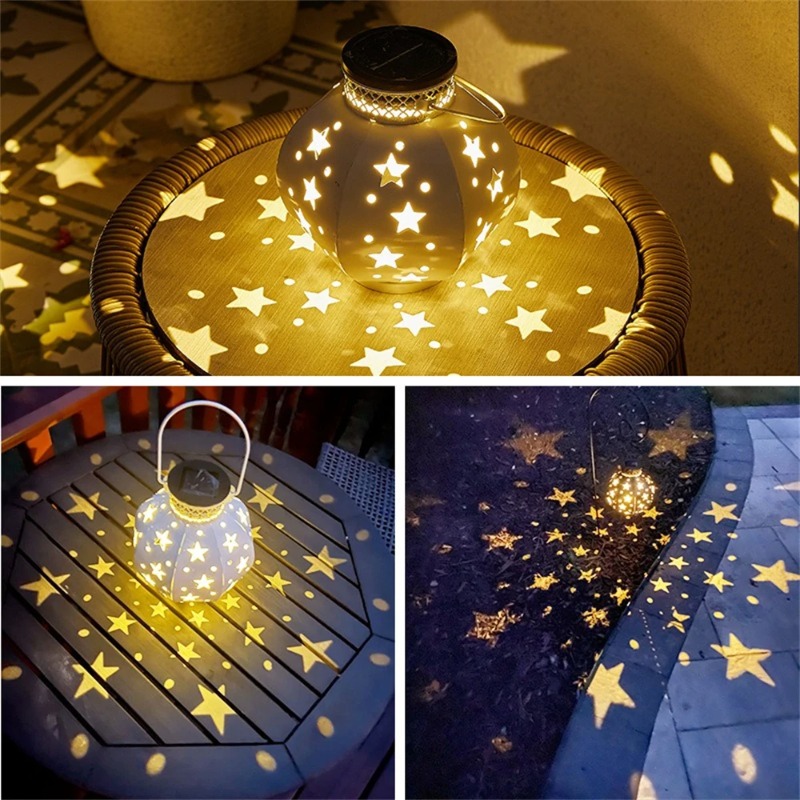 โคมไฟโปรเจคเตอร์รูปดาวสำหรับสว - Outdoor Lighting Yard Decoration บทวิจารณ์และราคา