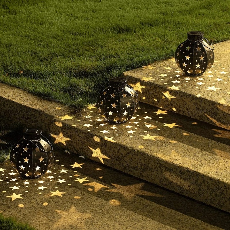 โคมไฟโปรเจคเตอร์รูปดาวสำหรับสว - Outdoor Lighting Yard Decoration บทวิจารณ์และราคา