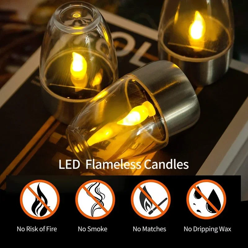 เทียนไร้เปลวไฟพลังงานแสงอาทิตย - Outdoor Lighting For Gazebo บทวิจารณ์และราคา