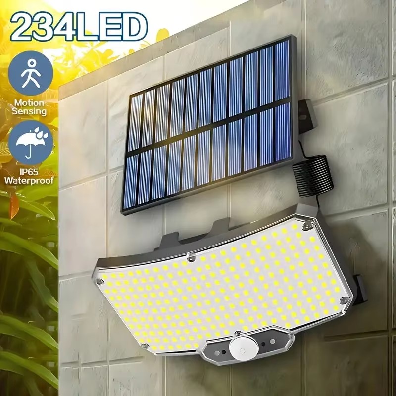 234LED ไฟพลังงานแสงอาทิตย์กลาง - Outdoor Lighting Wall บทวิจารณ์และราคา