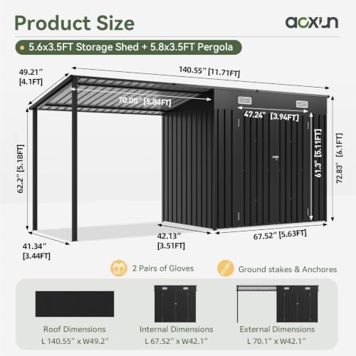 โรงเก็บของกลางแจ้งขนาด 6x4 ฟุต - Outdoor Lighting For Gazebo บทวิจารณ์และราคา