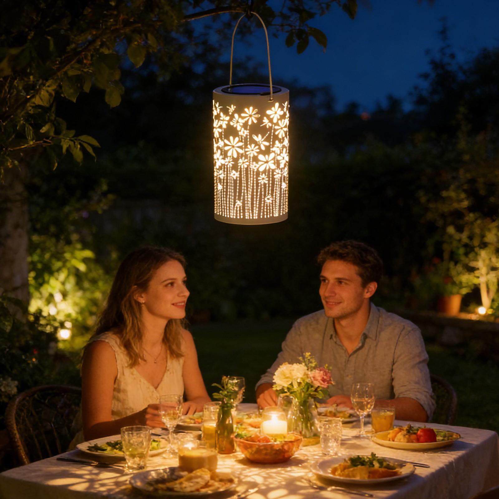 โคมไฟแขวนพลังงานแสงอาทิตย์ โคม - Outdoor Lighting Yard Decoration บทวิจารณ์และราคา