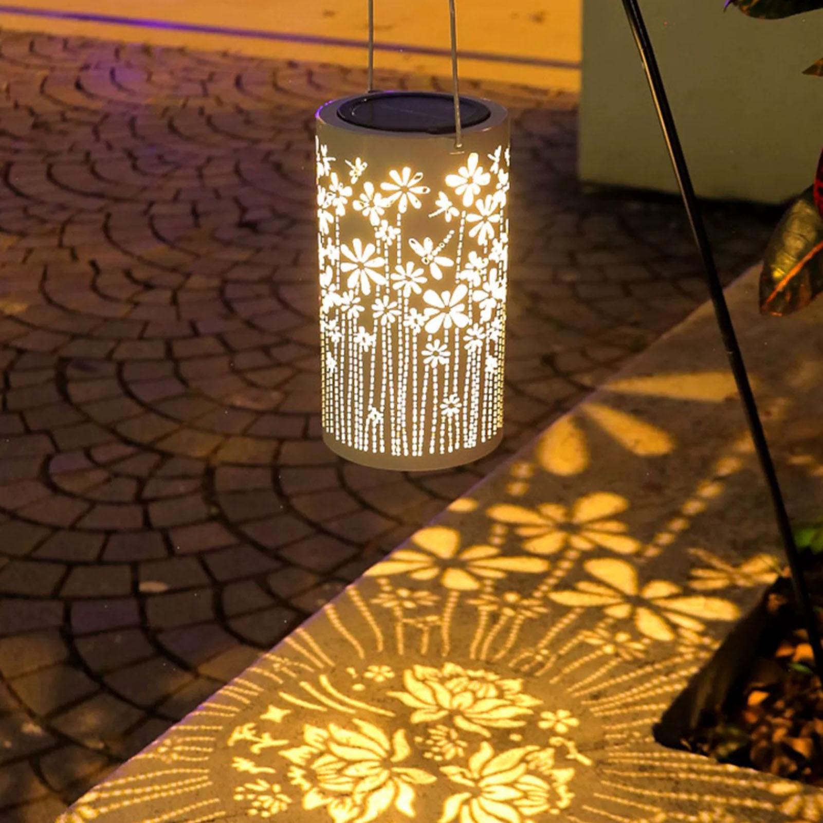 โคมไฟแขวนพลังงานแสงอาทิตย์ โคม - Outdoor Lighting Yard Decoration บทวิจารณ์และราคา