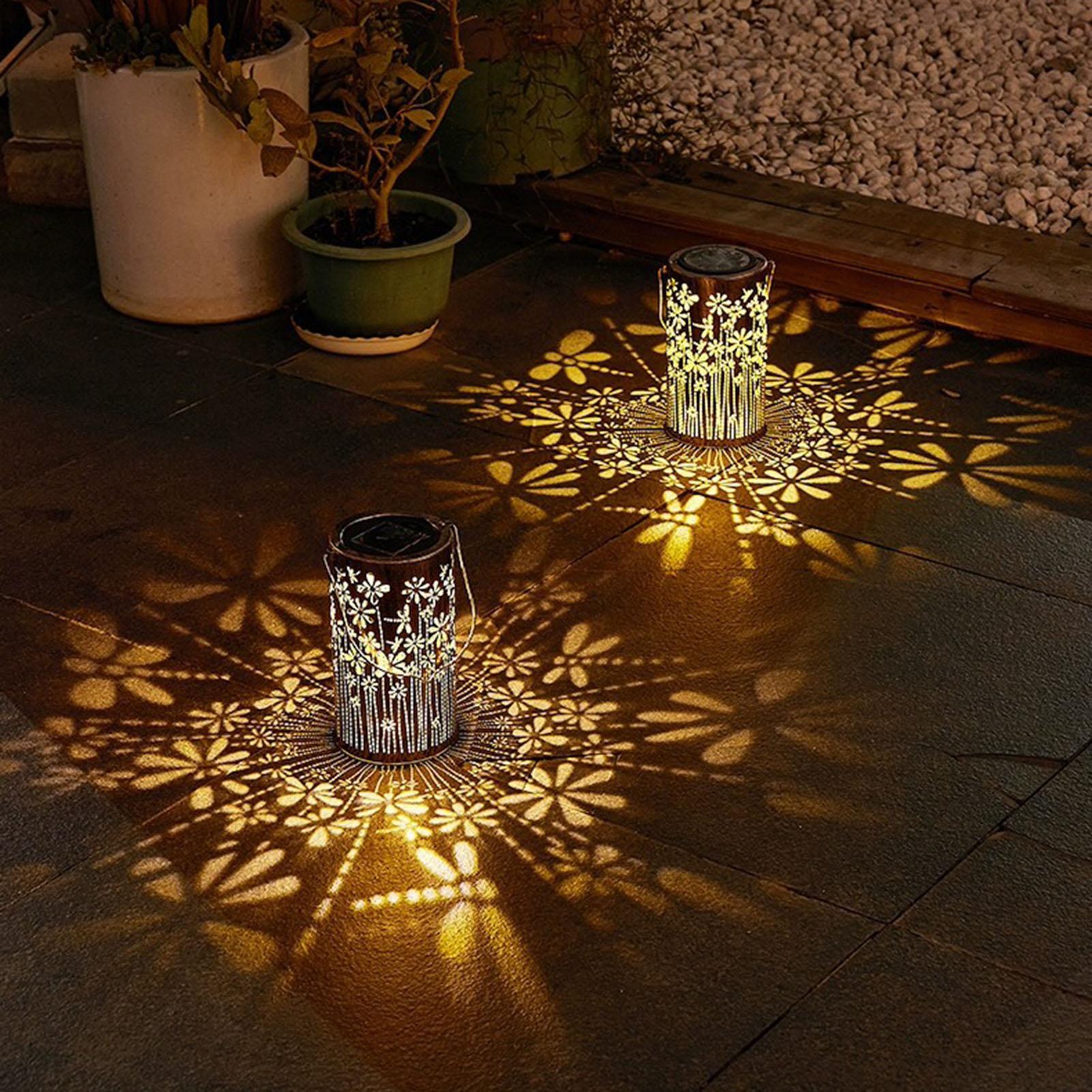 โคมไฟแขวนพลังงานแสงอาทิตย์ โคม - Outdoor Lighting Yard Decoration บทวิจารณ์และราคา