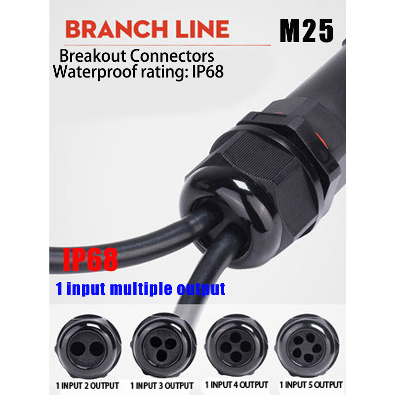 IP68 กันน้ํา Connector Assembl - Outdoor Lighting Connectors บทวิจารณ์และราคา