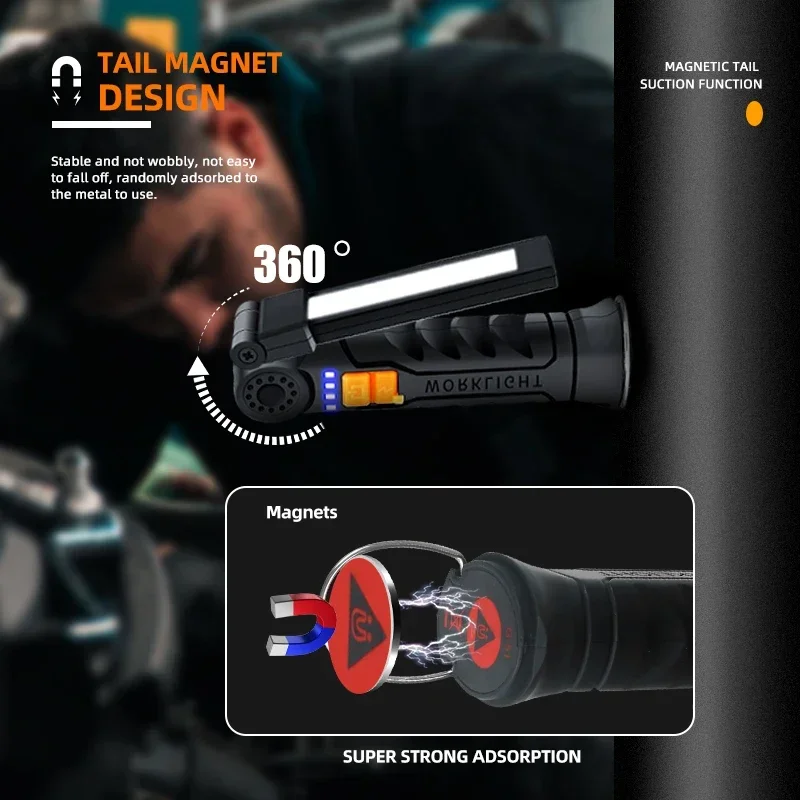 ไฟฉาย LED แบบชาร์จไฟได้พร้อมแม - Outdoor Lighting Construction บทวิจารณ์และราคา