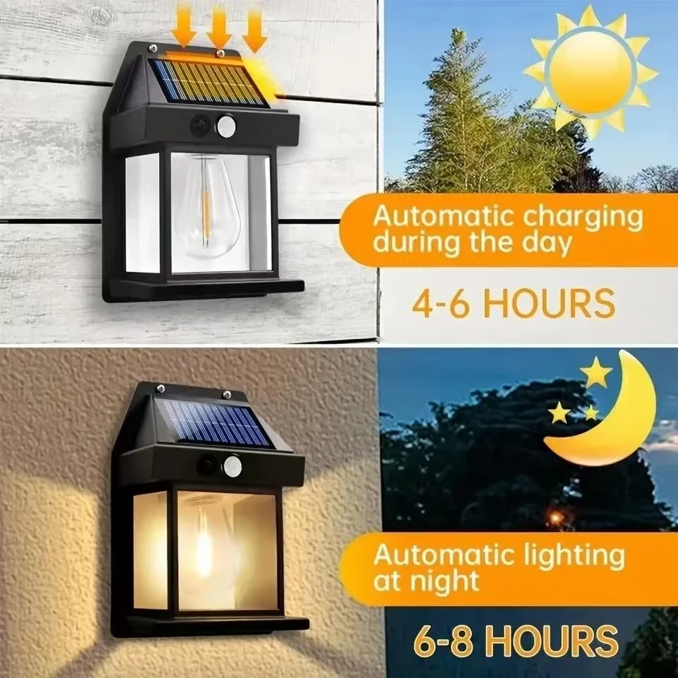 ไฟติดผนังโซลาร์เซลล์แบบทังสเตน - Outdoor Lighting Permanent บทวิจารณ์และราคา