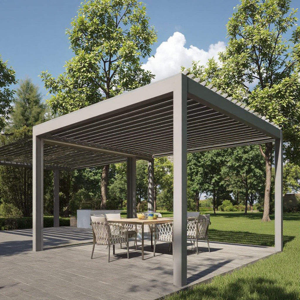 ศาลาพักผ่อนกลางแจ้งกันสนิมอย่า - Outdoor Lighting For Gazebo บทวิจารณ์และราคา
