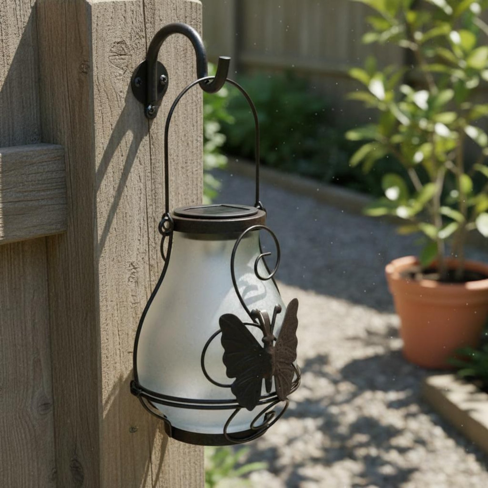 โคมไฟผีเสื้อพลังงานแสงอาทิตย์  - Outdoor Lighting Wall บทวิจารณ์และราคา