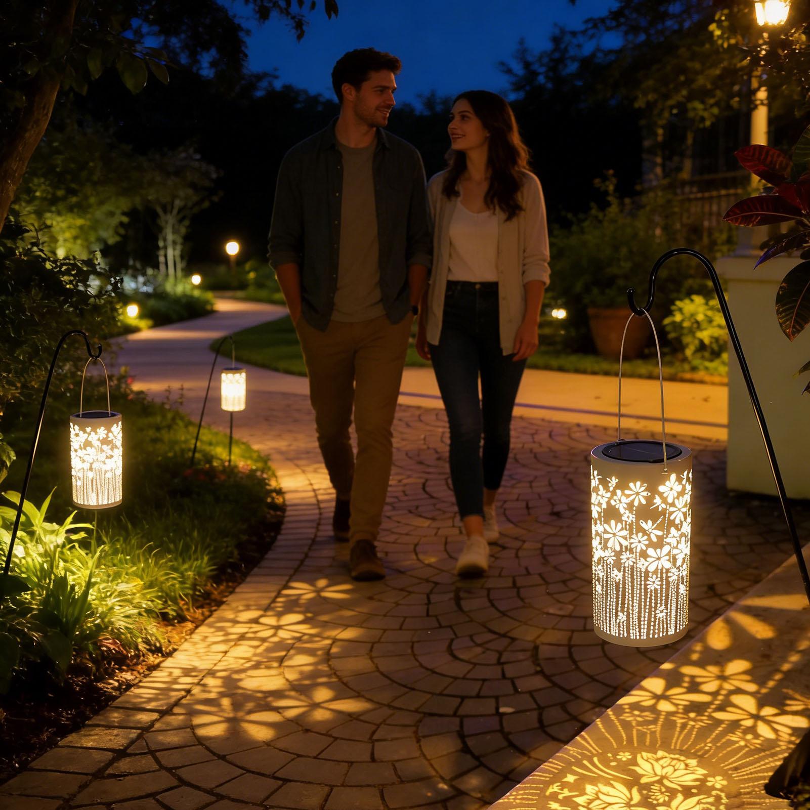 โคมไฟพลังงานแสงอาทิตย์ ไฟดอกไม - Outdoor Lighting Yard Decoration บทวิจารณ์และราคา
