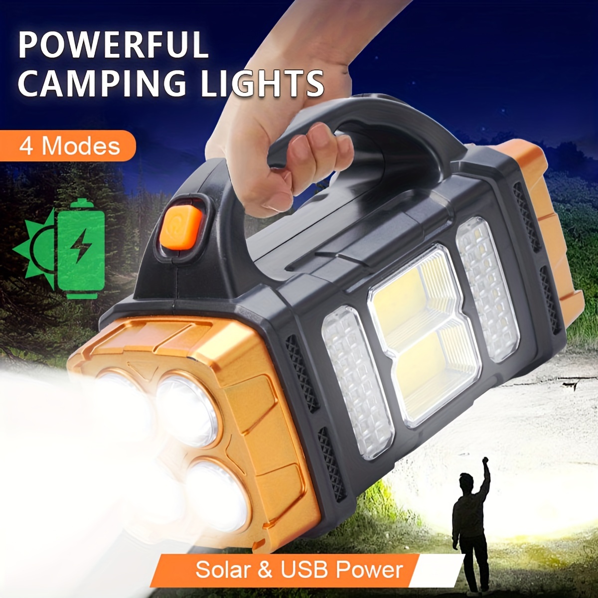 อัพเกรดใหม่ ไฟฉาย LED พลังงานแ - Outdoor Lighting Construction บทวิจารณ์และราคา