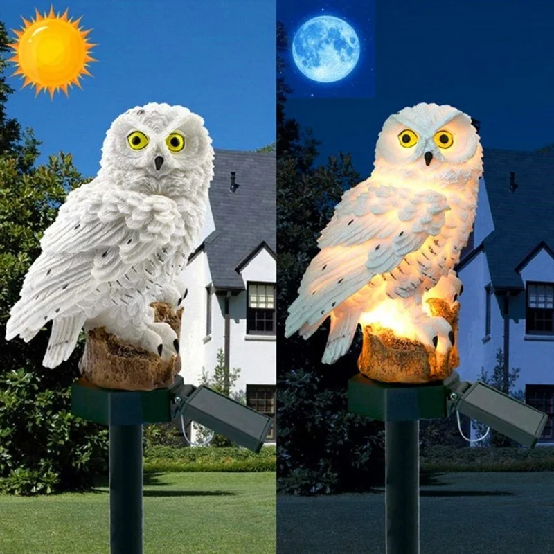 ไฟสวนรูปนกฮูกพลังงานแสงอาทิตย์ - Outdoor Lighting For Gazebo บทวิจารณ์และราคา