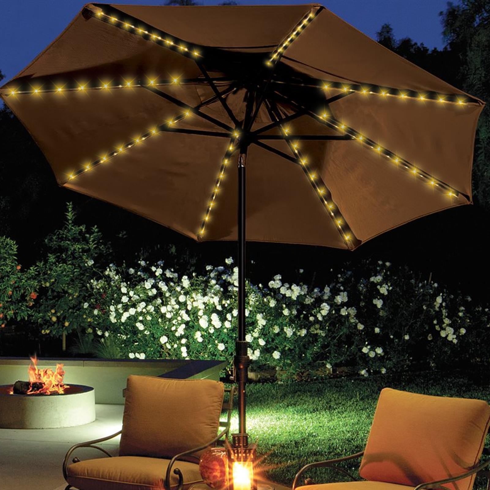 ไฟประดับร่มโซลาร์เซลล์ 104 LED - Outdoor Lighting For Gazebo บทวิจารณ์และราคา
