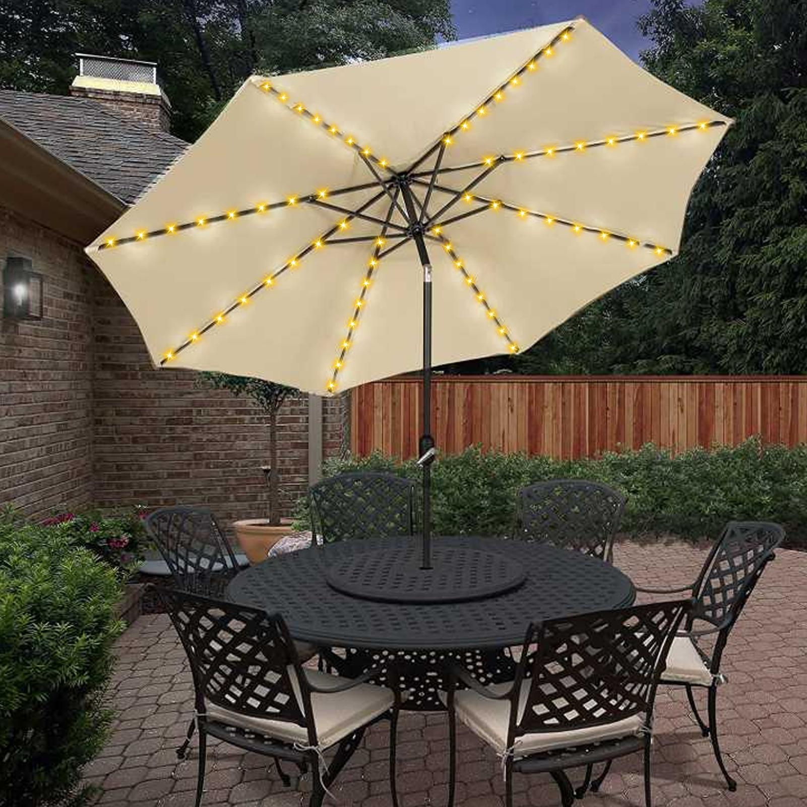 ไฟประดับร่มโซลาร์เซลล์ 104 LED - Outdoor Lighting For Gazebo บทวิจารณ์และราคา