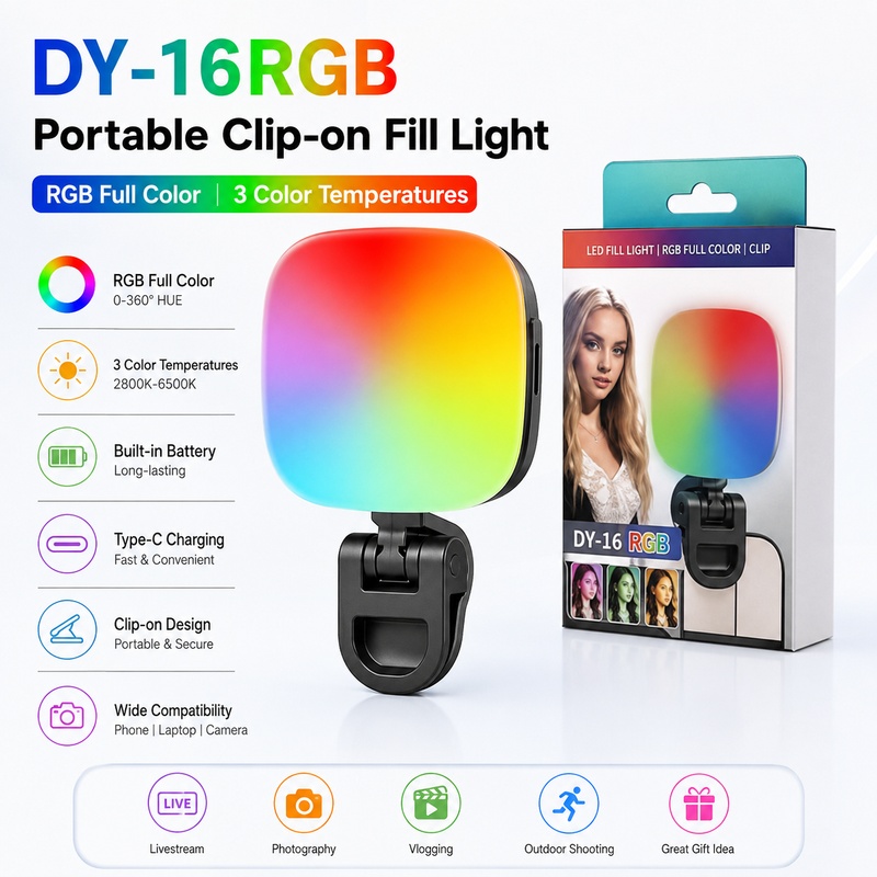 ไฟ LED RGB แบบพกพาสำหรับถ่ายภา - Outdoor Lighting For Photography บทวิจารณ์และราคา