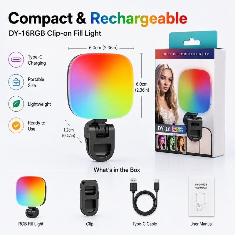ไฟ LED RGB แบบพกพาสำหรับถ่ายภา - Outdoor Lighting For Photography บทวิจารณ์และราคา