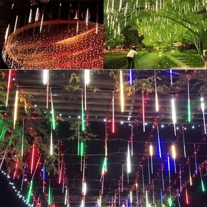 30 ซม./50 ซม.ฝนดาวตกกันน้ํา 8  - Outdoor Lighting Event บทวิจารณ์และราคา
