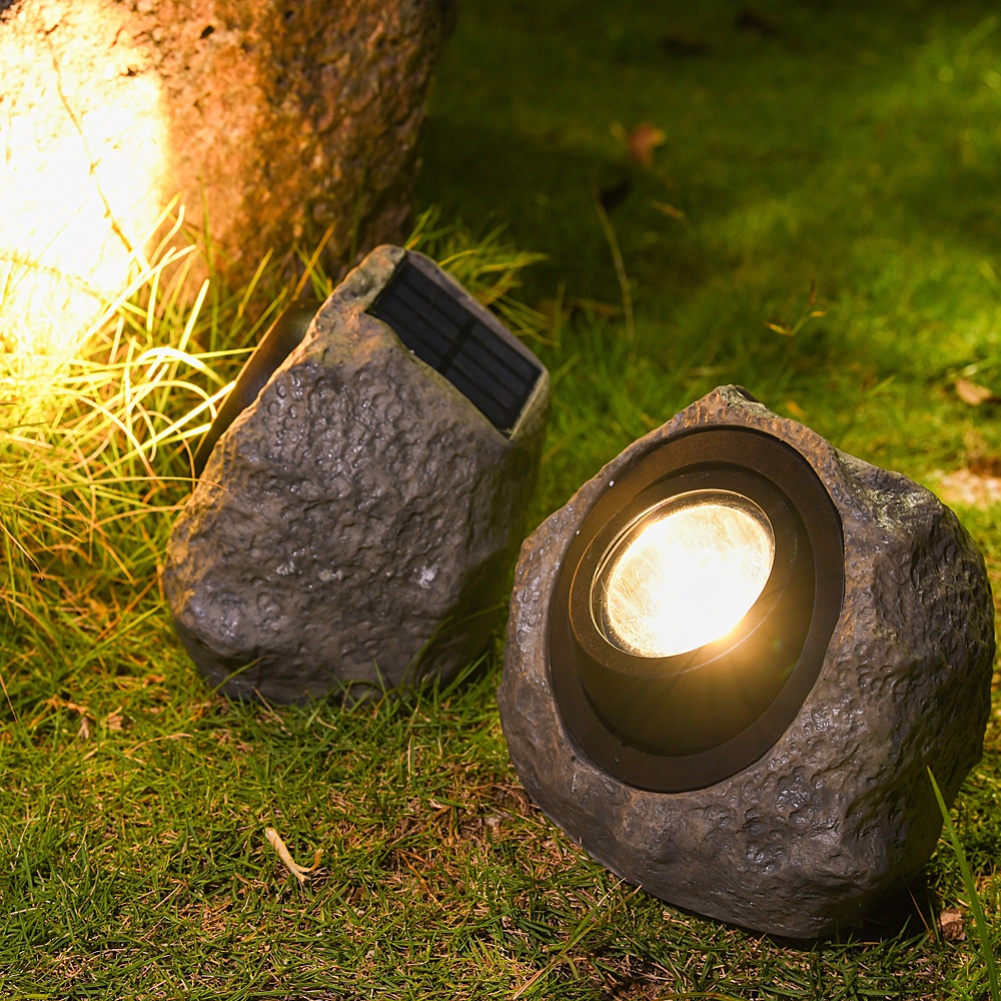 โคมไฟหินพลังงานแสงอาทิตย์กันน้ - Outdoor Lighting Options บทวิจารณ์และราคา