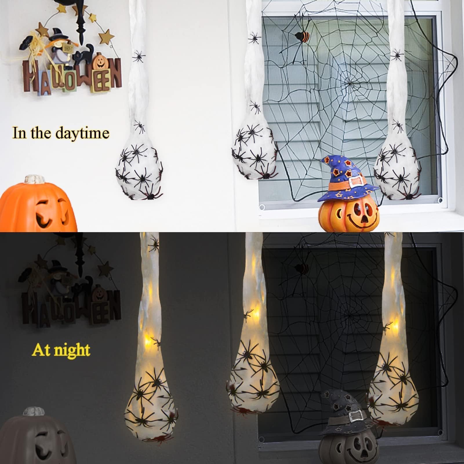 ไฟประดับฮาโลวีนรูปไข่แมงมุมเรื - Outdoor Lighting Event บทวิจารณ์และราคา