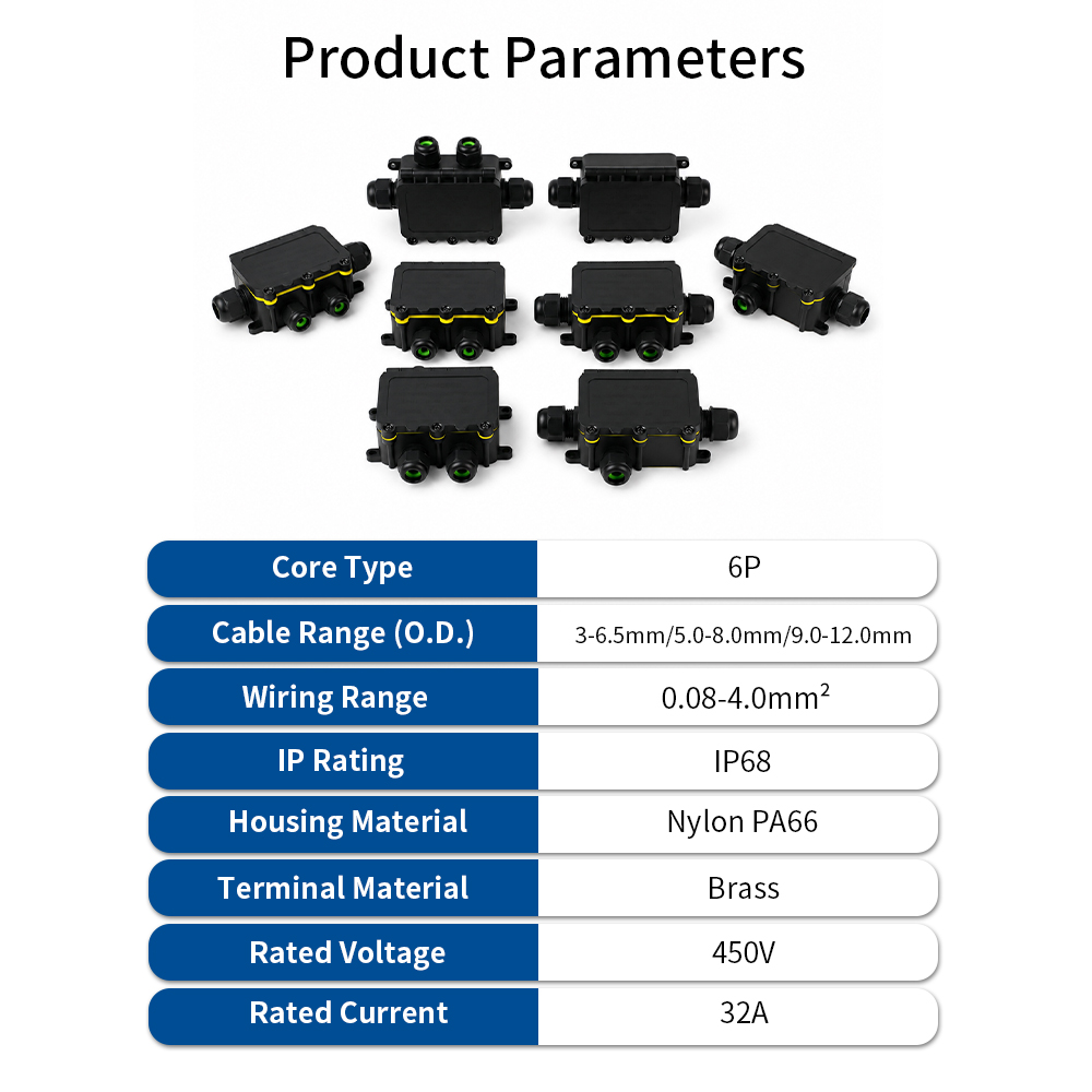 กล่องต่อสายไฟกันน้ำ IP68 แบบ 2 - Outdoor Lighting Connectors บทวิจารณ์และราคา
