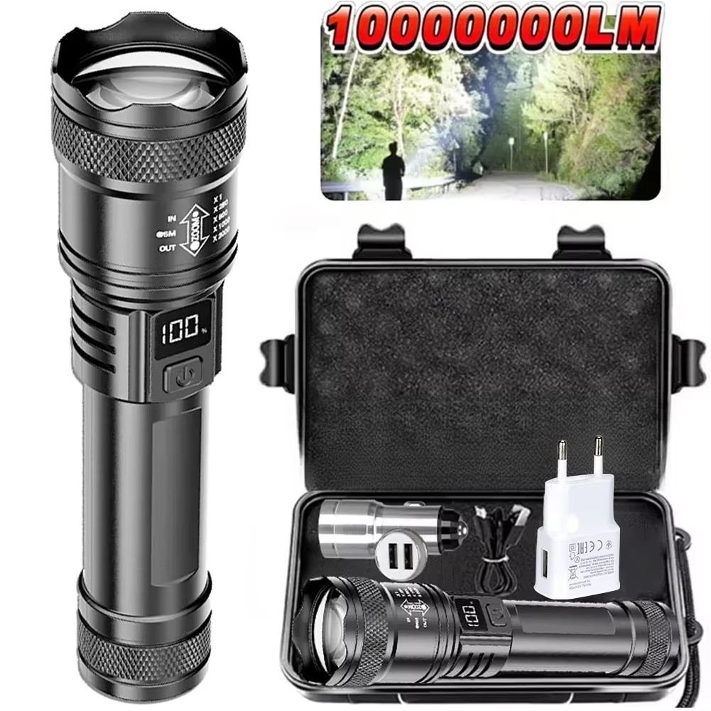ไฟฉาย LED แบบชาร์จไฟได้ ไฟฉายซ - Outdoor Lighting Construction บทวิจารณ์และราคา